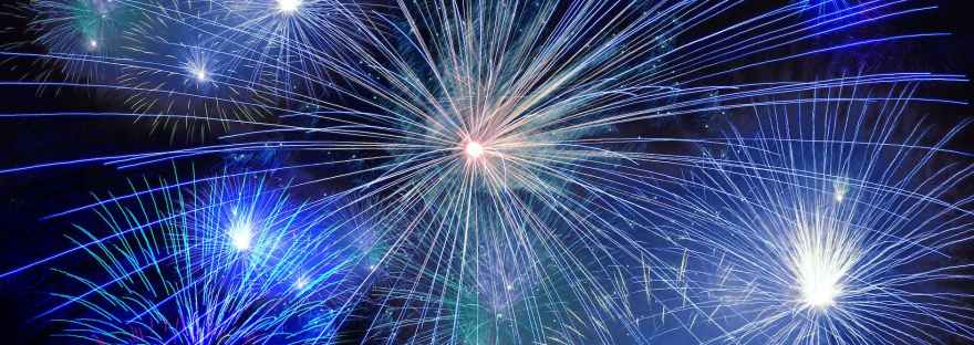 timelapse photography of fireworks